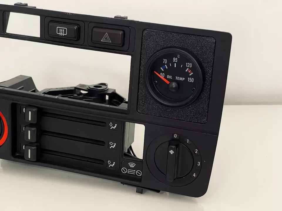 BMW E30 OBC Gauge Pod - wide shot showing integration into dashboard