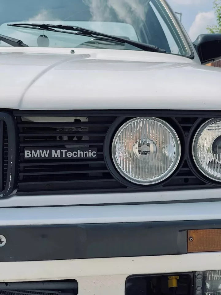 BMW M Technic Emblem installed on front grille, adding a sporty touch