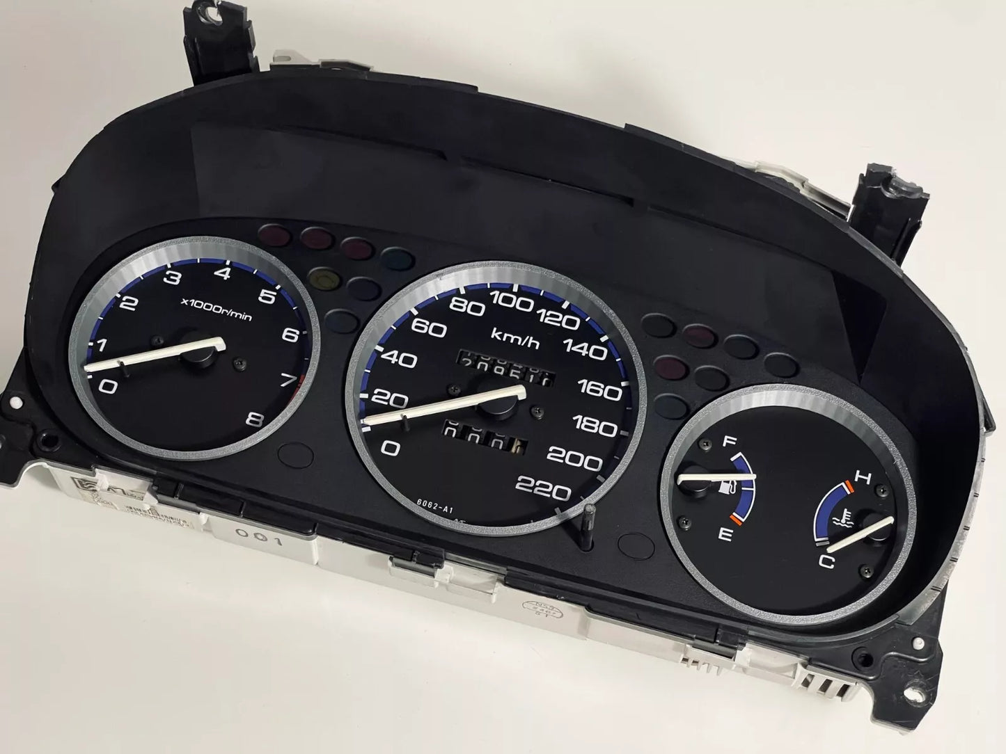 Honda Civic Gauge Cluster Rings in silver