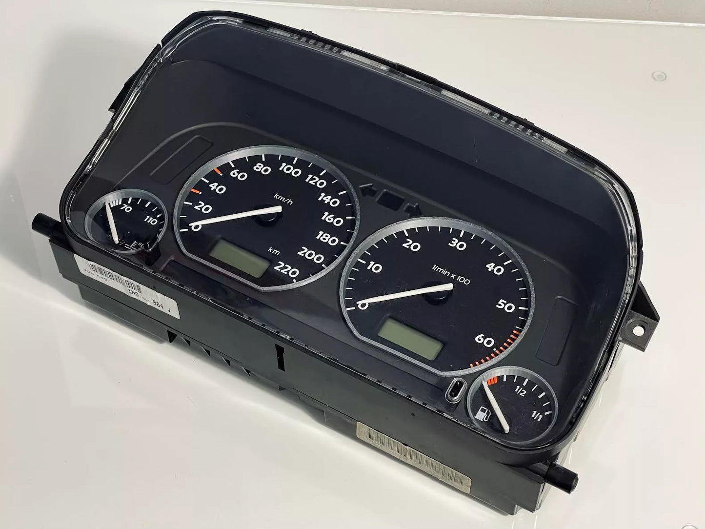 VW Golf MK3 Gauge Cluster Rings in silver