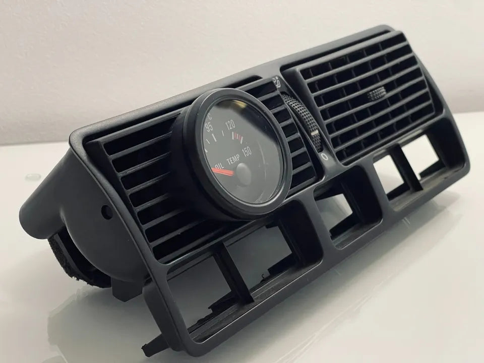 Close-up of VW Golf MK4 Center Gauge Pod from side angle