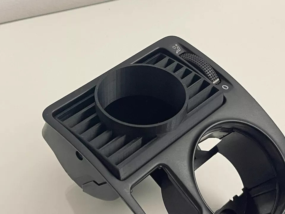 Close-up of VW Golf MK4 Driver Side Gauge Pod installed in air vent