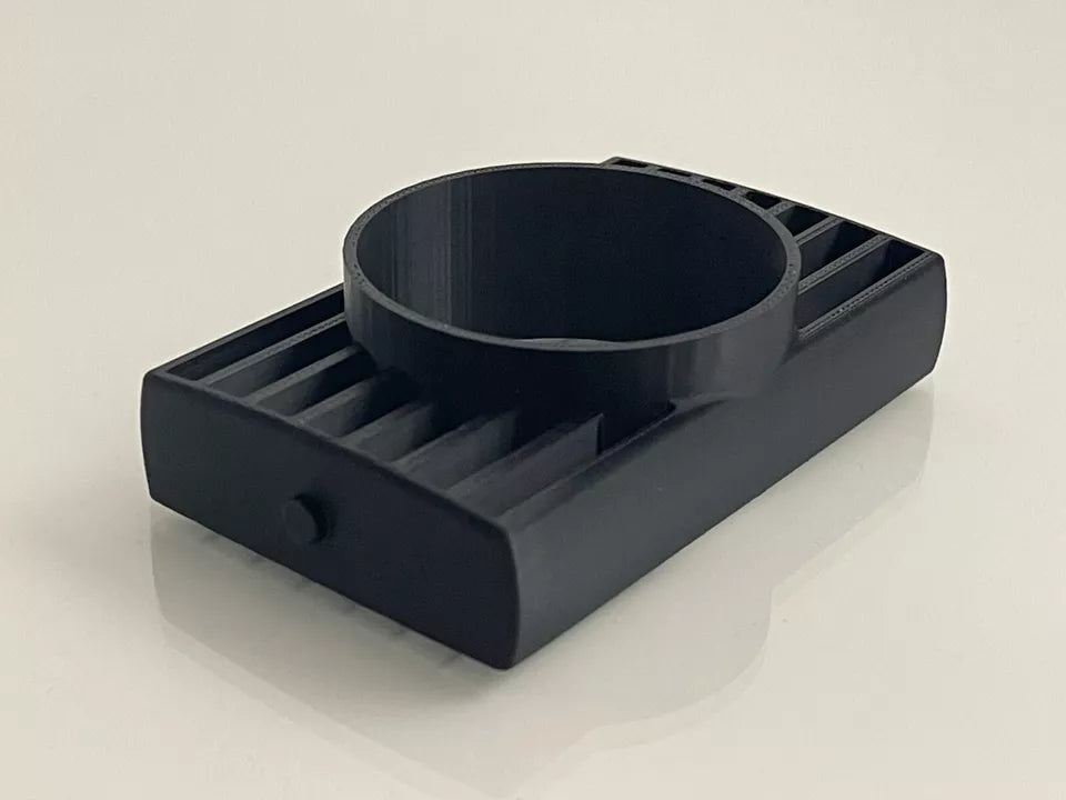 Top view of VW Golf MK4 Driver Side Gauge Pod showing design and vent integration