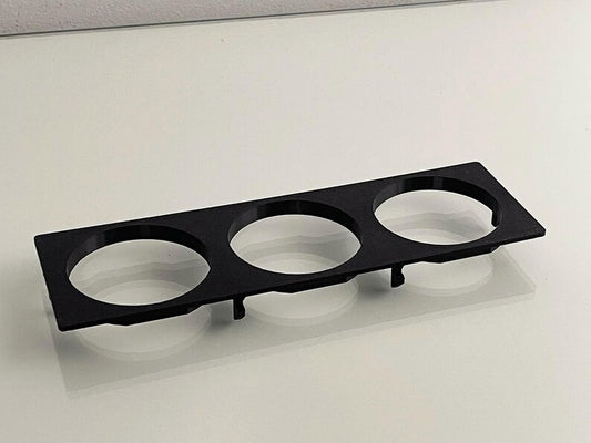 Overhead view of BMW E36 Center Console Gauge Pod