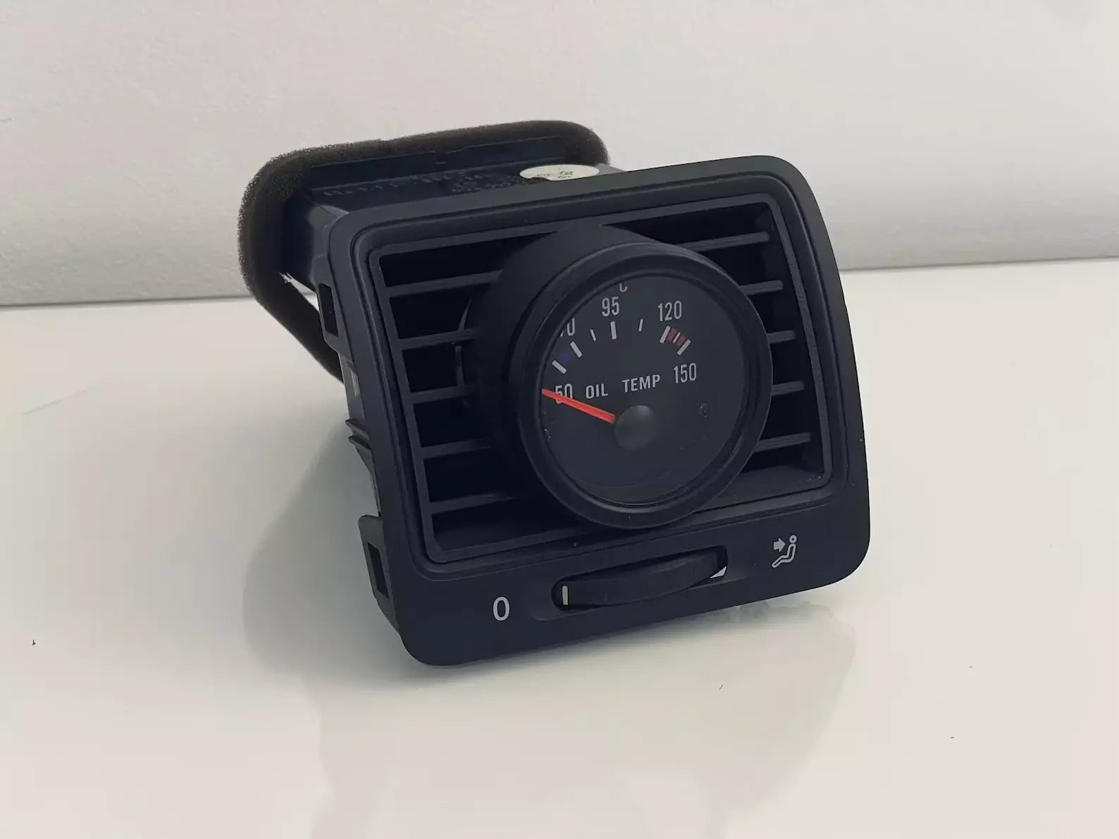 Close-up of VW Golf MK5 Driver Side Gauge Pod installed in air vent